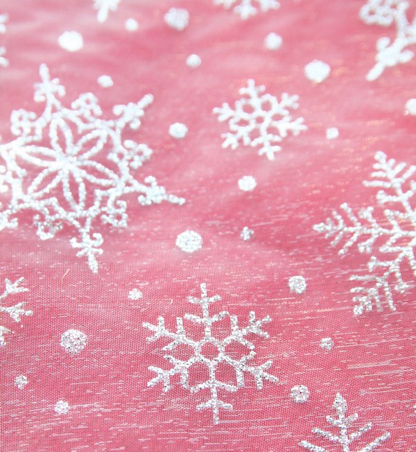 Chemin de table flocons de neige