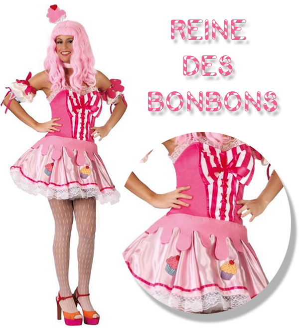 Déguisement de Reine des Bonbons