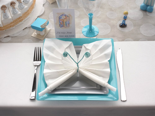 Pliage de serviettes papillon