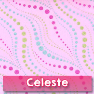 Chemin de table Céleste, fuchsia
