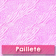 Chemin de table Paillettes, fuchsia