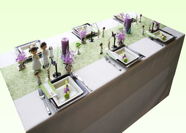 Décoration de table de communion