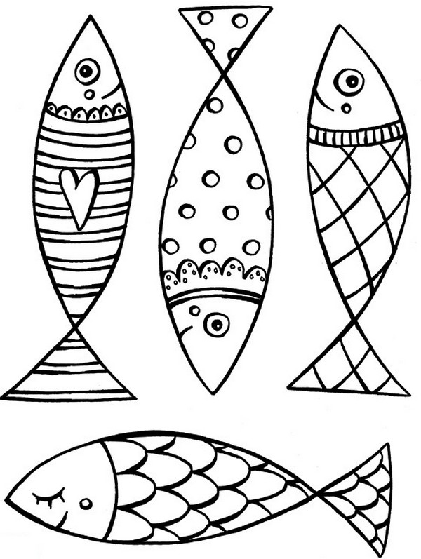 Poisson d'avril à imprimer et à coller