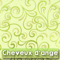 Chemin de table cheveux d´ange organza vert anis, paillettes or, dorures vert anis Chemin de table cheveux d´ange organza vert anis, paillettes or, dorures vert anis
