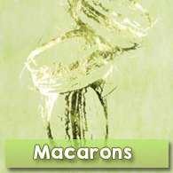 Chemin de table macarons, vert anis Chemin de table macarons, vert anis