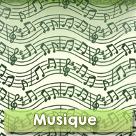 Chemin de table organza, musique, vert anis Chemin de table organza, musique, vert anis
