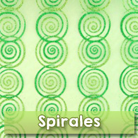 Chemin de table spirales organza vert anis, paillettes vert Chemin de table spirales organza vert anis, paillettes vert