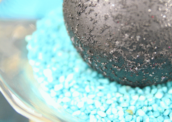 Décoration de table VIP (bleu azur, doré et noir)