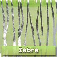 Chemin de table en intissé zébré, vert anis Chemin de table en intissé zébré, vert anis