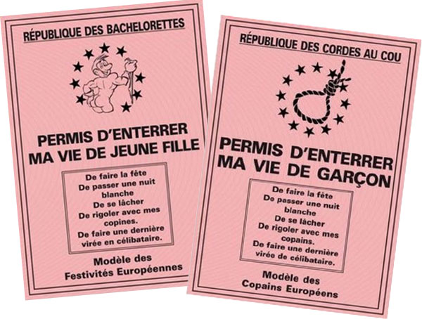 Permis d´enterrer sa vie de garçon et de jeune fille