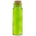 Tube en verre hauteur 10cm, vert anis Tube en verre hauteur 10cm, vert anis