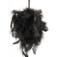 Boule en plumes, noir Boule en plumes, noir