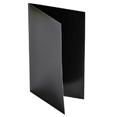 Menus brillants en carton, noir Menus brillants en carton, noir