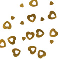 Sachet de confettis coeurs, or Sachet de confettis coeurs, or