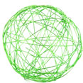 Boîte de 6 boules métal Ø 6 cm, vert anis Boîte de 6 boules métal Ø 6 cm, vert anis