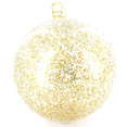Boule plexiglas pailletée 5cm, or Boule plexiglas pailletée 5cm, or