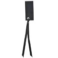 Marque-places satin et carton, noirs Marque-places satin et carton, noirs