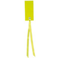 Marque-places satin et carton, vert anis Marque-places satin et carton, vert anis