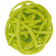 Petites boules en rotin vert anis Petites boules en rotin vert anis