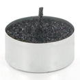 Bougies chauffe-plats pailletées, noires Bougies chauffe-plats pailletées, noires