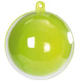 Boule plexiglas semi-transparente, anis Boule plexiglas semi-transparente, anis