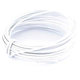 Bobine de fil métal alu 5m, blanc Bobine de fil métal alu 5m, blanc