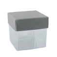 Contenant à dragées mini cube, gris Contenant à dragées mini cube, gris
