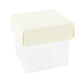 Contenant à dragées mini cube, blanc Contenant à dragées mini cube, blanc