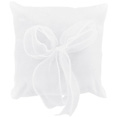 Coussin alliances en satin, blanc Coussin alliances en satin, blanc