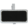 Porte-noms ardoise école argent Porte-noms ardoise école argent
