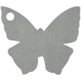 Marque-places en carton, papillon, gris Marque-places en carton, papillon, gris