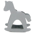 Contenant à dragées cheval, gris Contenant à dragées cheval, gris