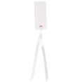 Marque-places satin et carton, blanc Marque-places satin et carton, blanc