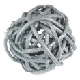 Petites boules en rotin, argent Petites boules en rotin, argent