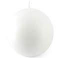 Bougie sécurité ronde 8cm, blanche Bougie sécurité ronde 8cm, blanche