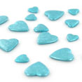 Sachet de coeurs 3D, turquoise Sachet de coeurs 3D, turquoise