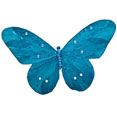Papillon sur pince 30 x 30cm, turquoise Papillon sur pince 30 x 30cm, turquoise
