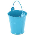 Petits seaux en métal, turquoise Petits seaux en métal, turquoise
