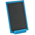 Grande ardoise et son support, turquoise Grande ardoise et son support, turquoise