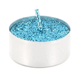 Bougies chauffe-plats pailletées, turquoise Bougies chauffe-plats pailletées, turquoise