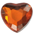 Petits coeurs en diamant, orange Petits coeurs en diamant, orange