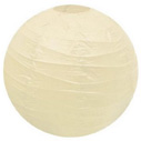 Boule chinoise en papier, 30 cm, ivoire Boule chinoise en papier, 30 cm, ivoire