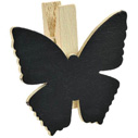 Papillons ardoise sur pince, ivoire Papillons ardoise sur pince, ivoire
