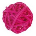 Petites boules en rotin, fuchsia Petites boules en rotin, fuchsia