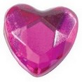 Petits coeurs en diamant, fuchsia Petits coeurs en diamant, fuchsia