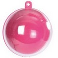 Boule plexiglas semi-transparente, fuchsia Boule plexiglas semi-transparente, fuchsia