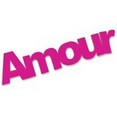 Stickers Amour en bois, fuchsia Stickers Amour en bois, fuchsia