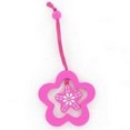 Fleurs design en bois fuchsia Fleurs design en bois fuchsia