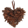 Coeur en plumes petit modèle, chocolat Coeur en plumes petit modèle, chocolat