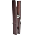 Maxi-pince en bois, chocolat Maxi-pince en bois, chocolat